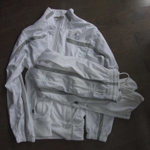 COPY - Jordan White and Grey Track Suit Size S